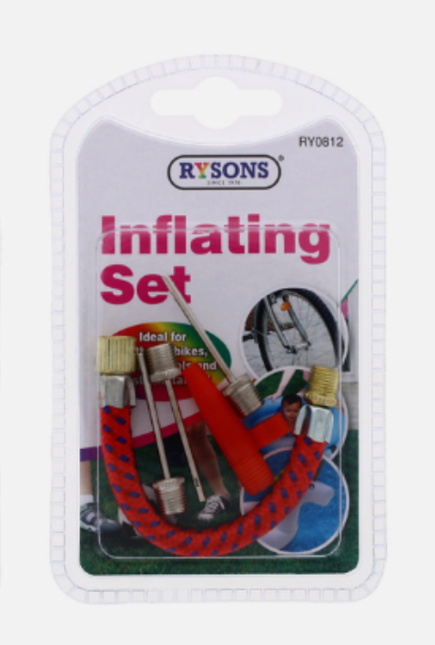 Ball Inflating Needles Tube Valve Adaptor pool 5 piece Sports
