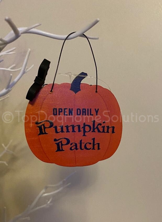 Funny Halloween Sign Hanging Decoration Pumpkin Ghost Bat Rustic Humour joke