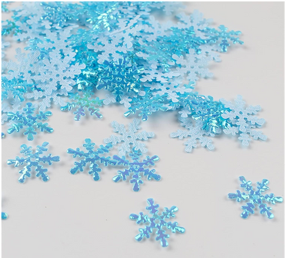 Snowflakes Christmas Confetti 20mm Table Sprinkles Party Decorations Xmas 300pcs