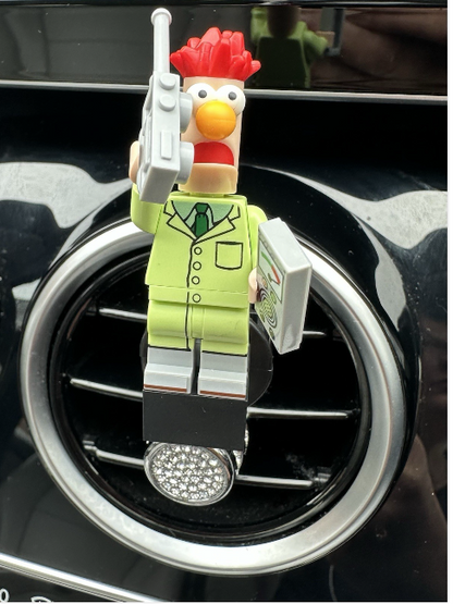 The Muppets Kermit Custom Lego Car Air Freshener Mini Figure Clip Vent  71033