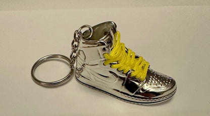 3d nike Sneaker trainer key ring Jordans metallic Mini sports shoe Gift Box High