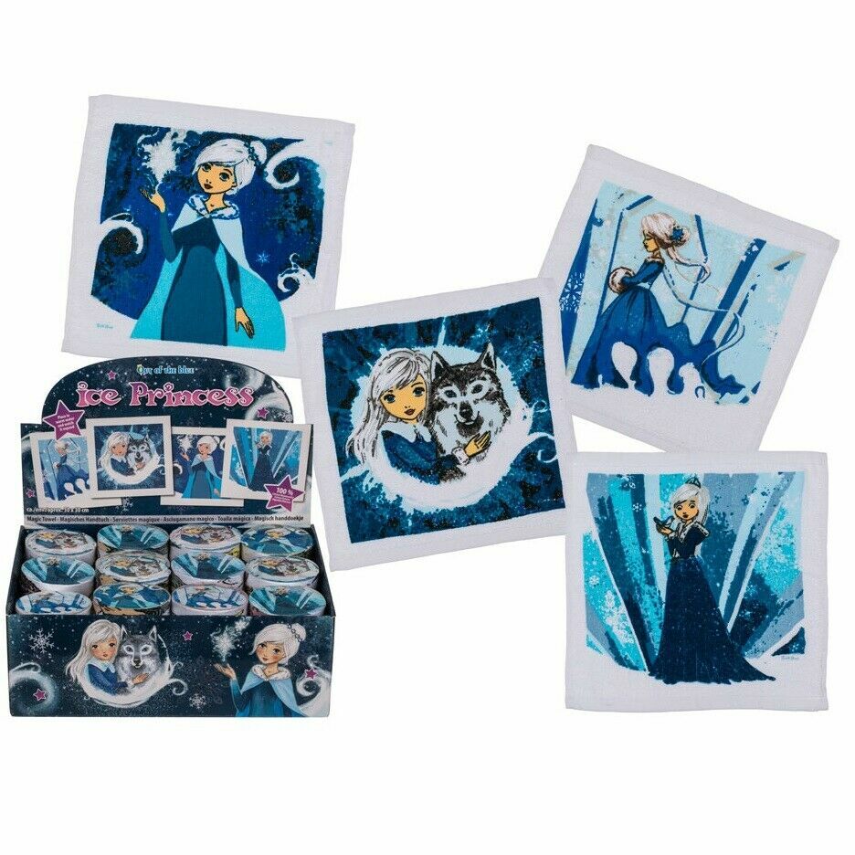 Xmas Kids Ice Princess Frozen Magic Flannel Bath Wash Girls Cloth Travel