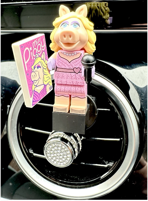 The Muppets Kermit Custom Lego Car Air Freshener Mini Figure Clip Vent  71033
