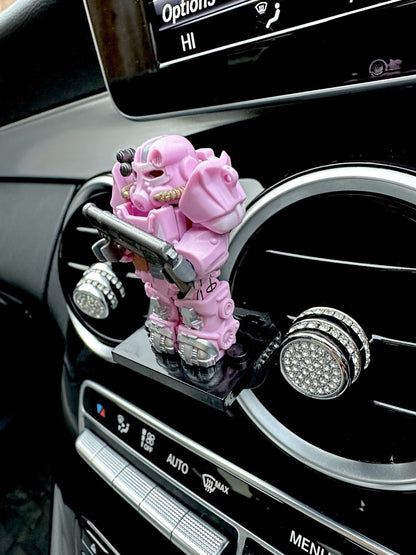 Fallout T60 Car Air Freshener Mini Figure Gaming Clip Vent Scent Gift