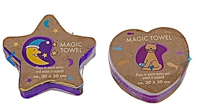 ANIMALS  MAGIC FLANNEL TOWEL FACE CLOTH BATH TRAVEL CAMPING KIDS FUN COTTON GIFT