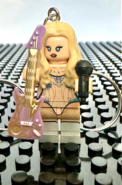 Cute Taylor Inspired 3D Mini Figure Keyring Keychain Eras Gift Music Pop Singer