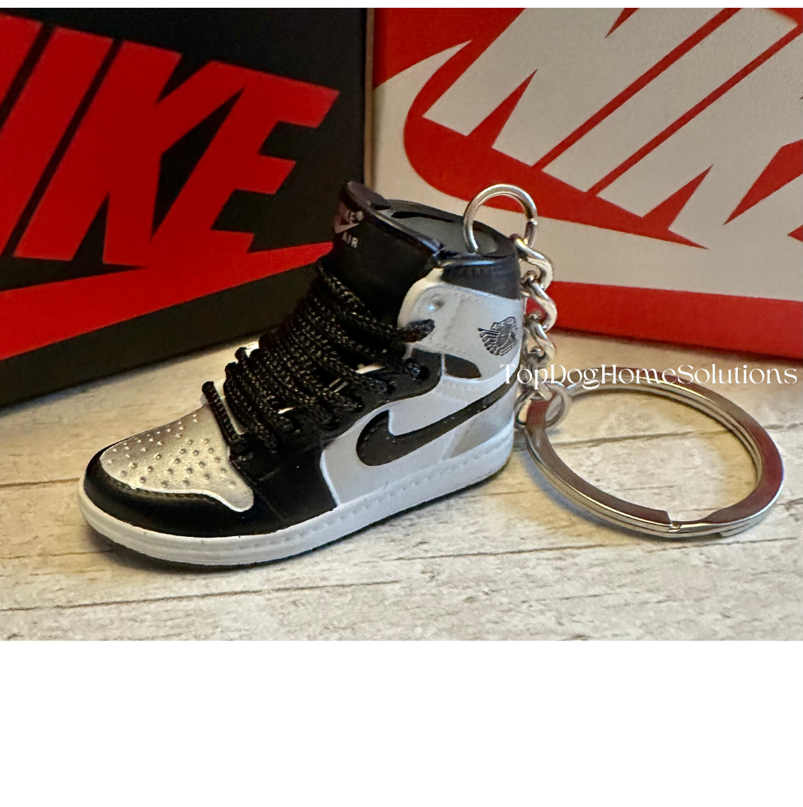 Nike trainer Sneaker keyring 3D Jordan Mini keychain sports shoe Car Key No Box.