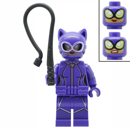 Cat woman Purple Bricks keyring super heroes DC Gift Comic Inc Gift Bag