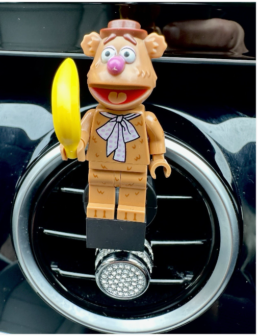 The Muppets Kermit Custom Lego Car Air Freshener Mini Figure Clip Vent  71033