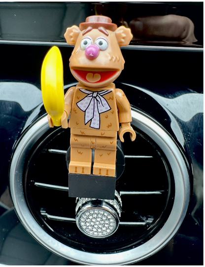 The Muppets Kermit Custom Lego Car Air Freshener Mini Figure Clip Vent  71033