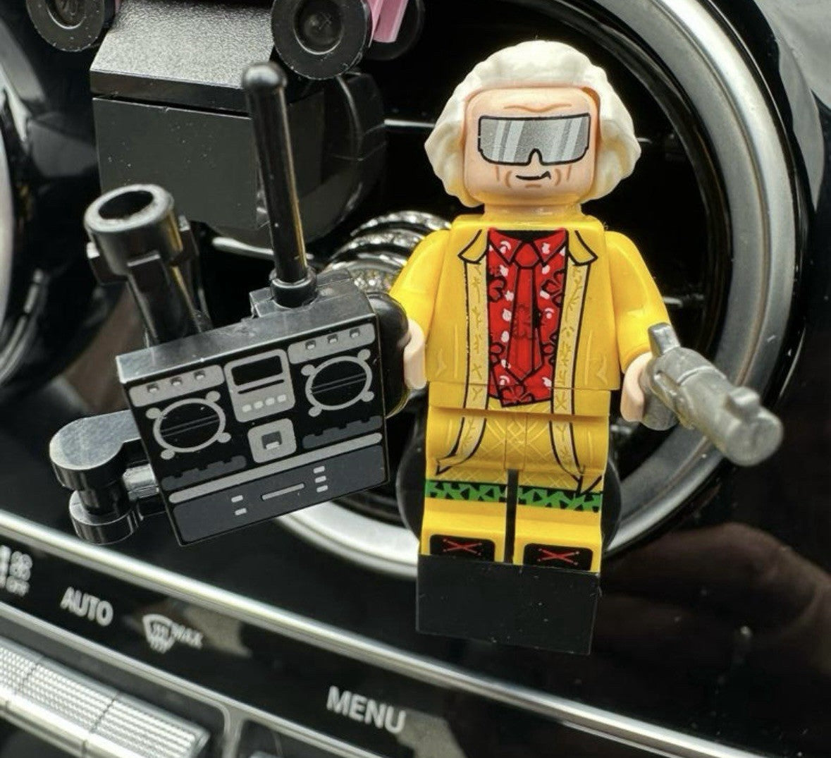 Back To The Future Car Air Freshener Mini Figure Clip Vent Marti Doc Scent Gift