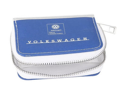 VW VOLKSWAGEN CAMPER VAN BUS RED BLUE ZIP COIN WALLET PURSE NEW WITH TAGS