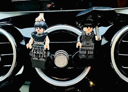 Wednesday Car Air Freshener Figure Halloween Mini Clip Vent Scent