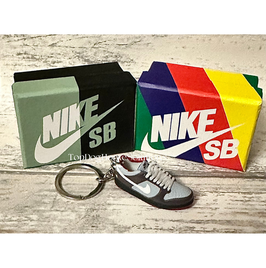 Nike Keyring Dunks Staple Pigeon Low SB Trainer Sneaker 3D Keychain only no Box