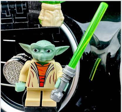 Yoda Car Air Freshener Mini Figure Handmade Clip Vent Scent Christmas Gift