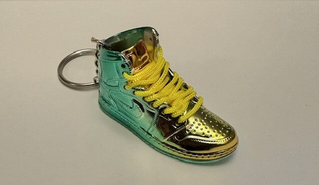 3d nike Sneaker trainer key ring Jordans metallic Mini sports shoe Gift Box High