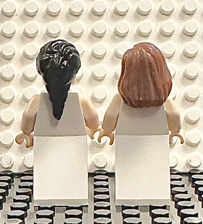 Bride & Groom Wedding Figure couple mini blocks Cake Topper MR & MR MRS & MRS