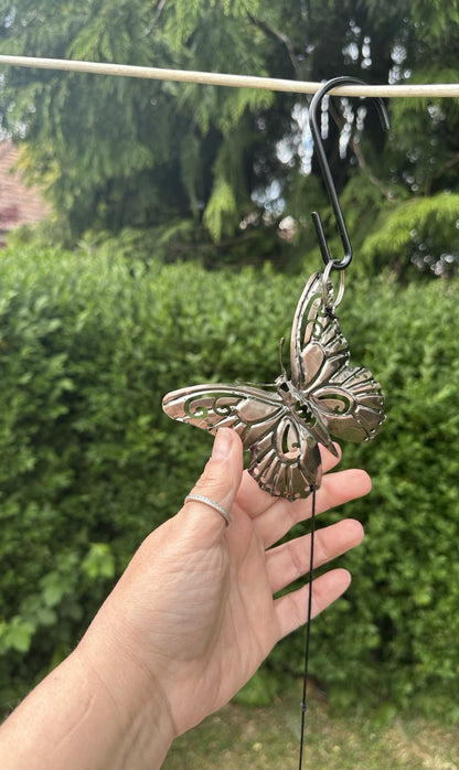 Animal Cat Dog Wind Chime Turtle Butterfly Outdoor Metal Home Patio Porch Garden