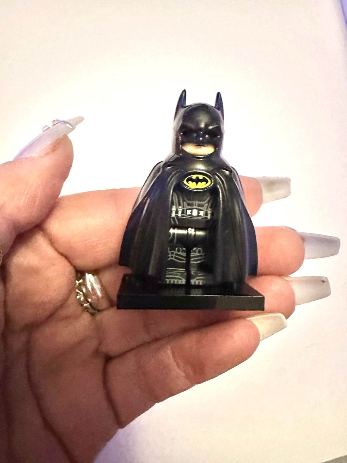 Batman Michael Keaton Mini Custom Figure Keyring Minifigure Movie The Flash