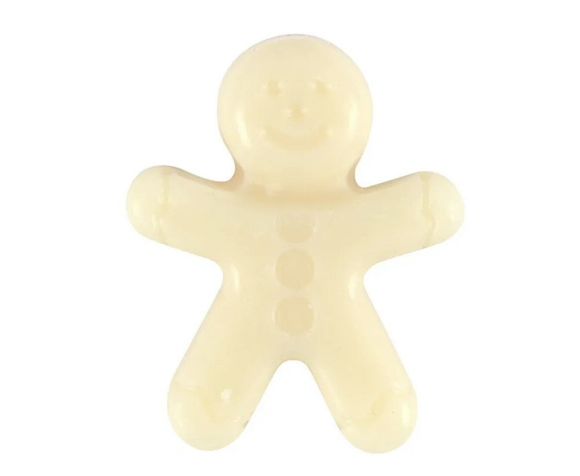 Gingerbread Man Oil Burner Christmas Wax Melt Festive Hearts Pink Red Gift Boxed