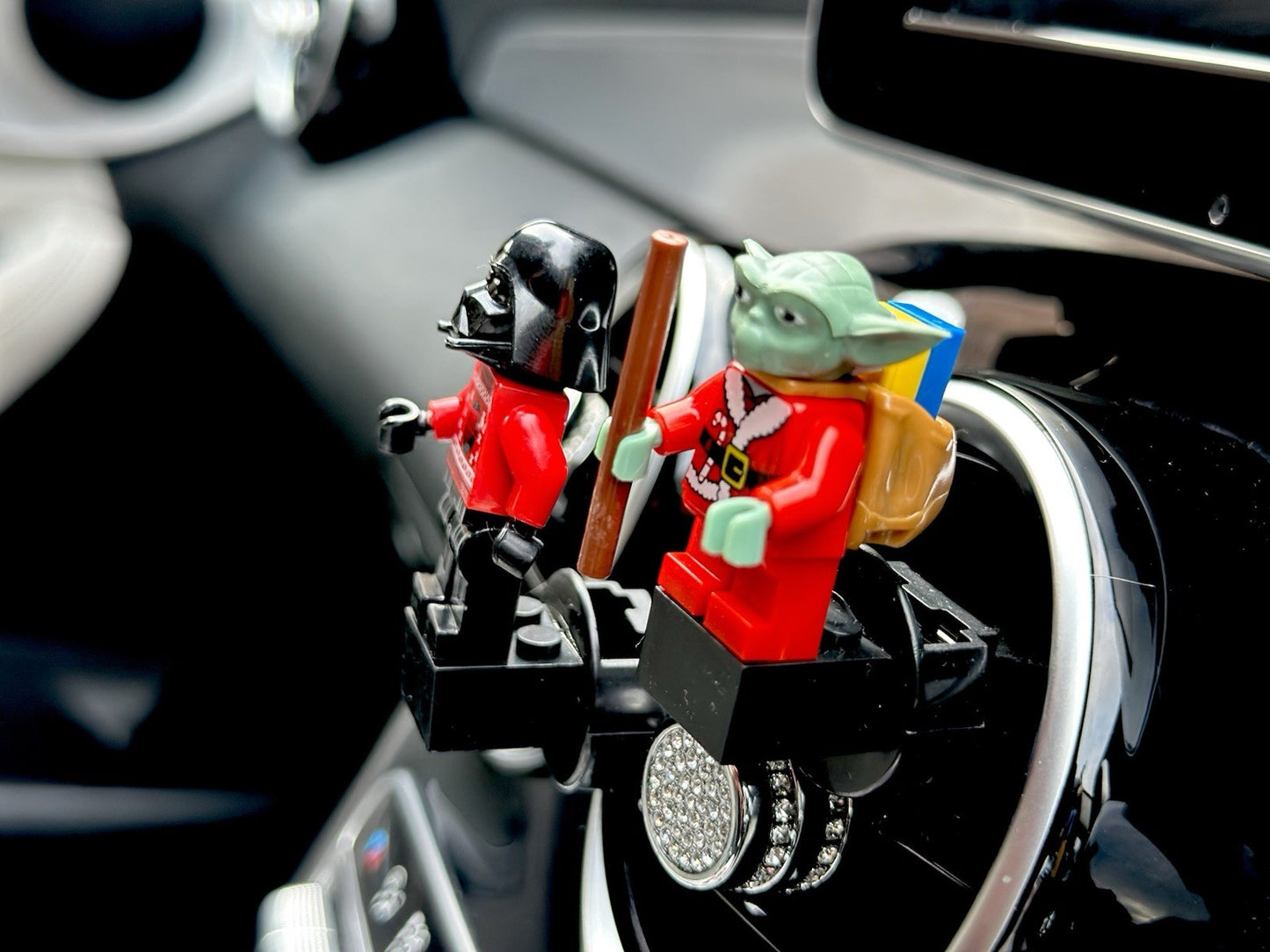 Christmas Star Wars Darth Car Air Freshener Mini Figure Car Clip Vent Scent Gift