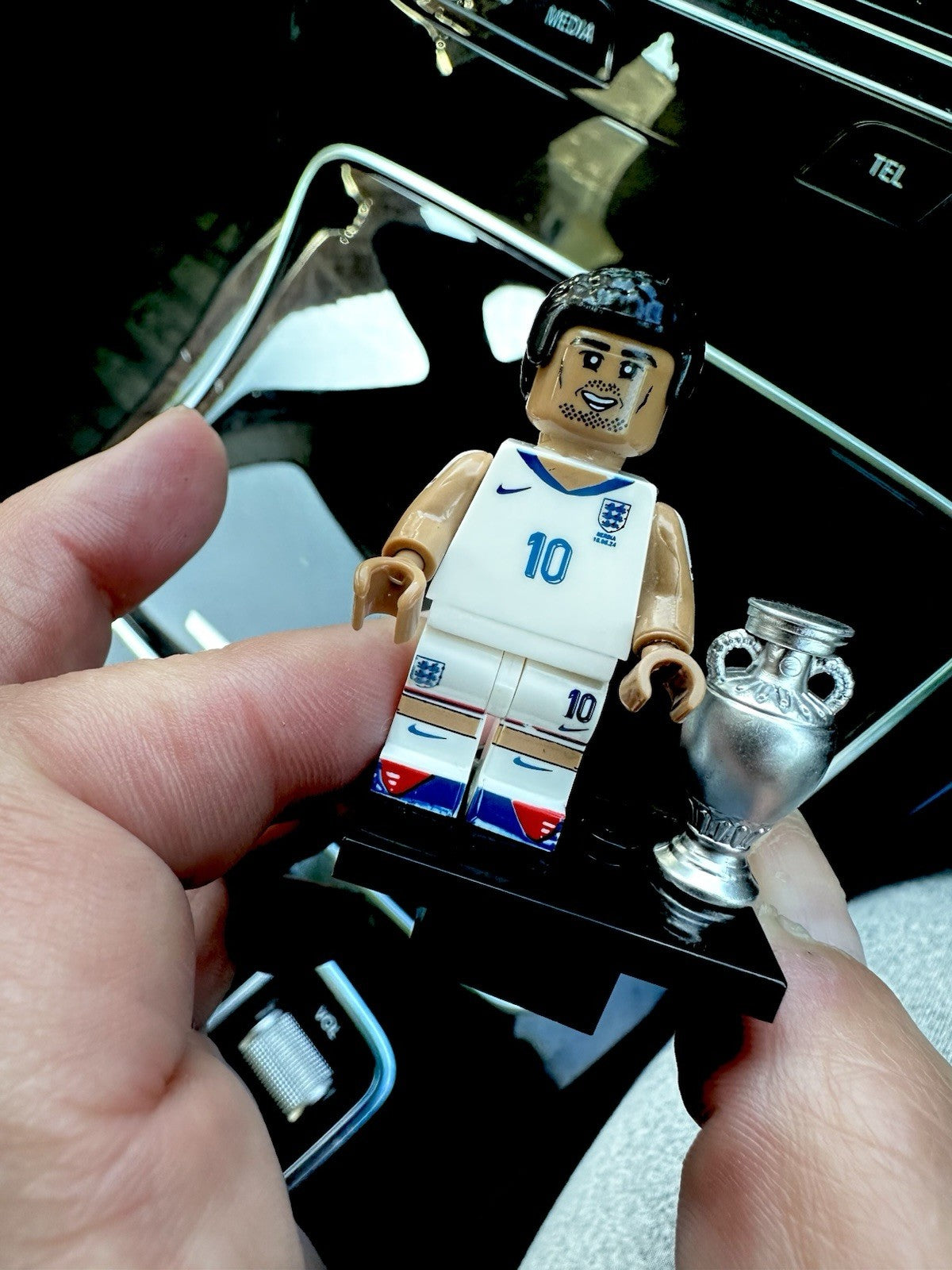 England Football Air Freshener Mini Figure Car Clip Vent Scent Fathers Day Gift