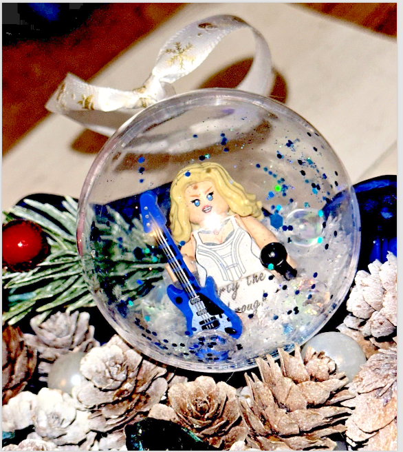 Christmas Taylor Mini Figure Bauble Hanging Snowflake Tree 3D Eras Tour Handmade