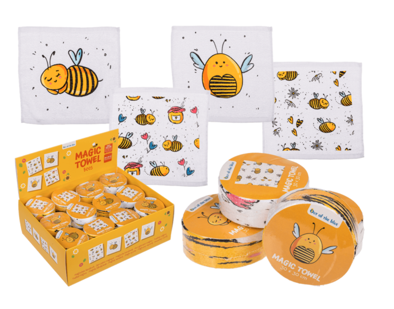 Bumble Bee Magic flannel Kids cloth wash Bath shower towel Gift