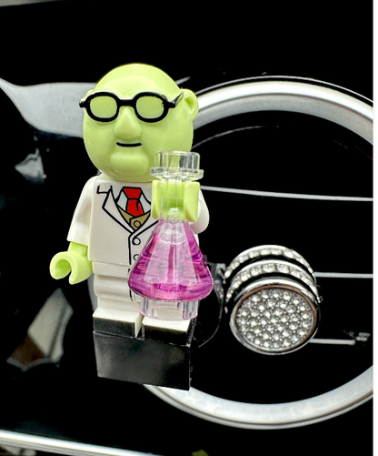 The Muppets Kermit Custom Lego Car Air Freshener Mini Figure Clip Vent  71033