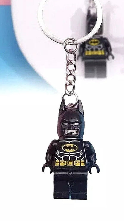 Batman Black Keyring 3D DC Bag Charm Car Chain Key Gift Pendant