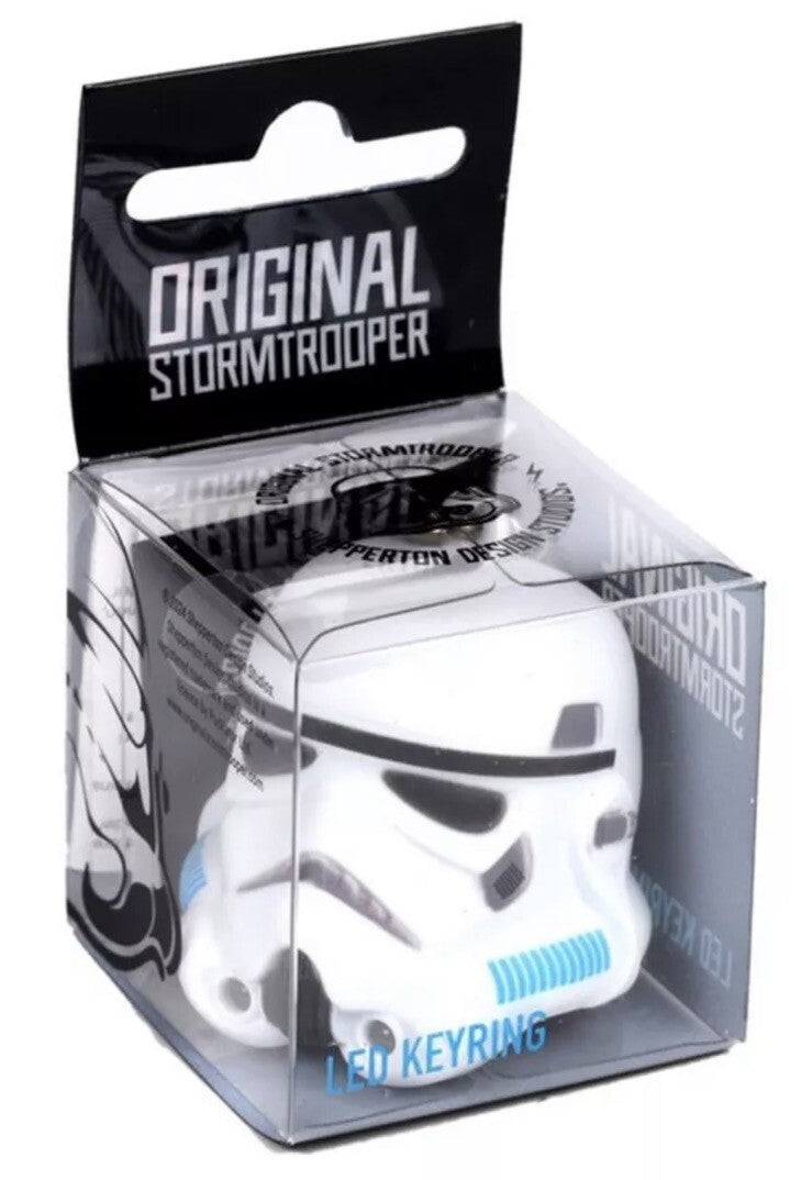 Stormtrooper Torch Keyring White Star Wars The Original LED Licensed Car Keys