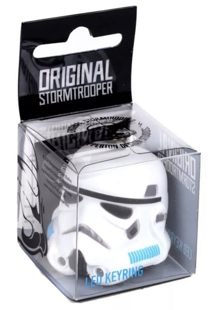 Stormtrooper Torch Keyring White Star Wars The Original LED Licensed Car Keys