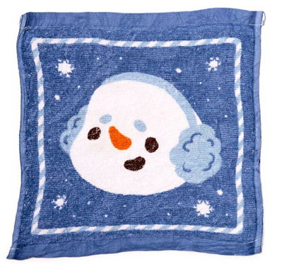 Santa Elf Xmas Magic Flannel Face Towel cloth Kids Bath Wash Gift Christmas