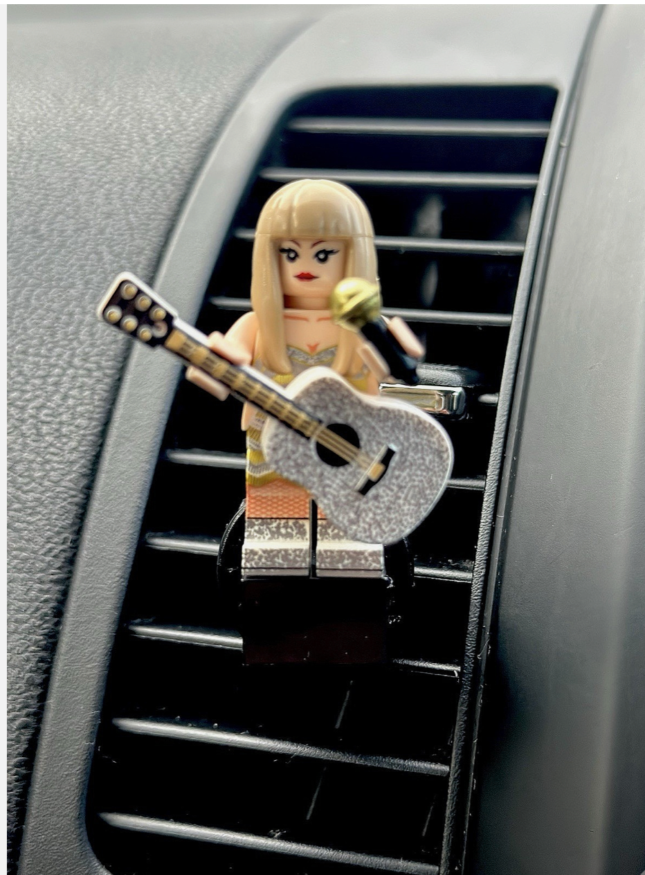 Taylor Mini Pop figure Car Air Freshener Vent Clip On Gift Fragrance Christmas