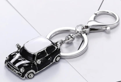 Mini Cooper Car Keyring Key Chain Gift Blue/Red/Black/Wine Rhinestone Metal Gift