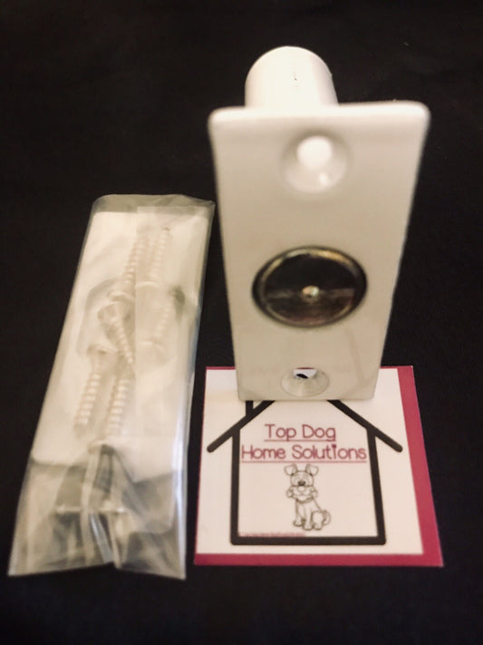 Security Rack Bolt window Door dead Lock 55mm silver white star hex key spare