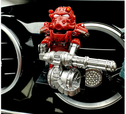 Fallout T60 Car Air Freshener Mini Figure Gaming Clip Vent Scent Gift