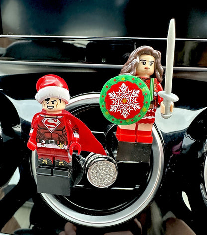 Christmas Batman Car Air Vent Freshener Mini Figure Clip Scent Handmade Gift
