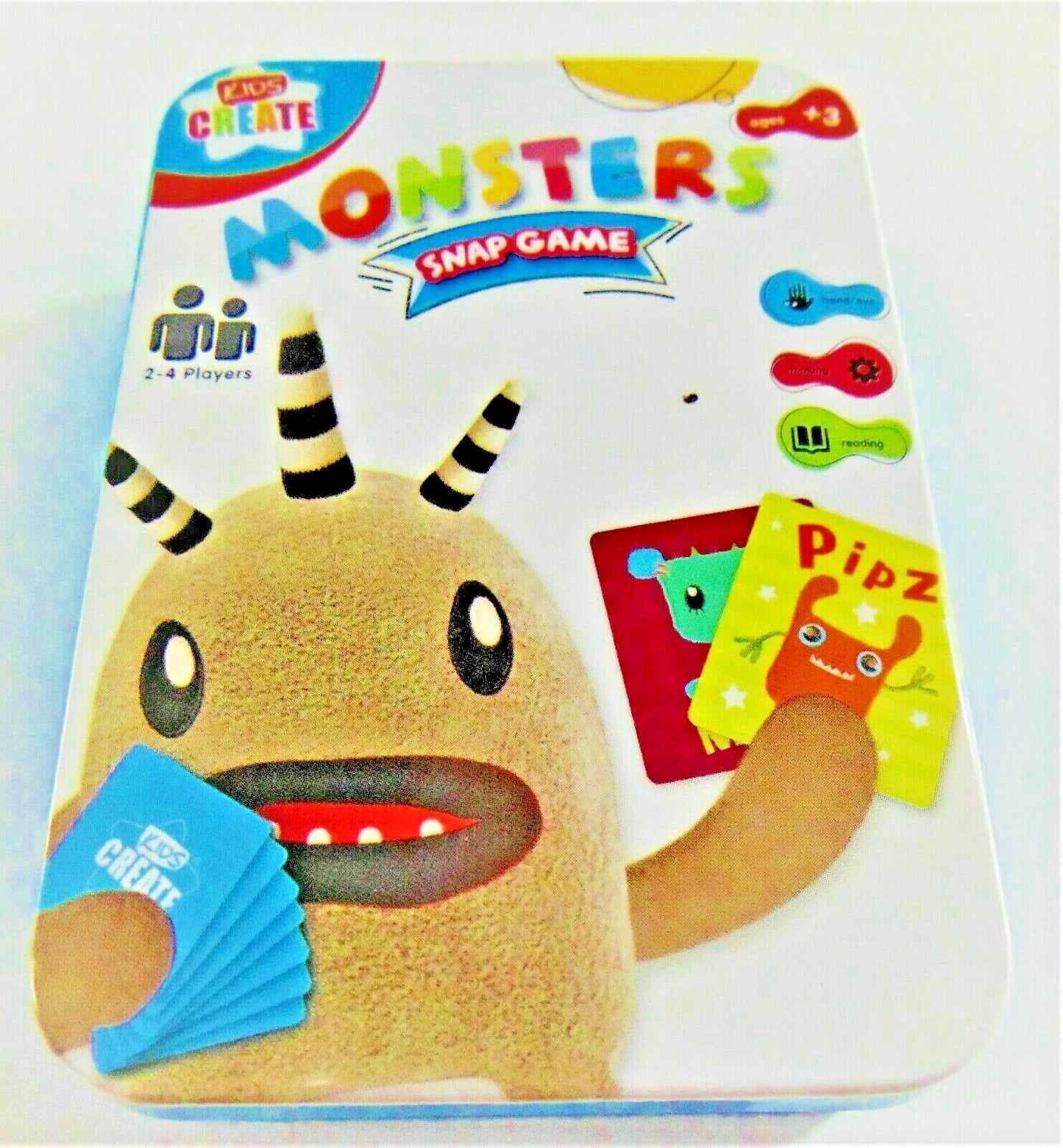 🧚Kids Fairy/ Monster Snap Cards Learn & Play Tin Case Pre school Educational🧚