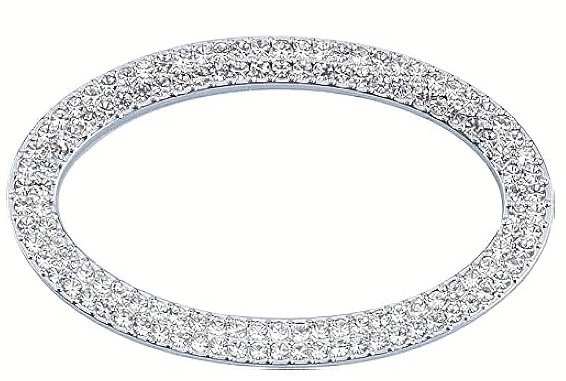 Car Landrover Rhinestone Steering Wheel Emblem crystal Diamond Sticker Logo