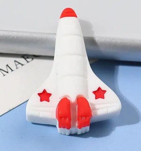 Space Man Flat back Resin Cabochon Embellishment Planet Rocket Earth Craft Galax