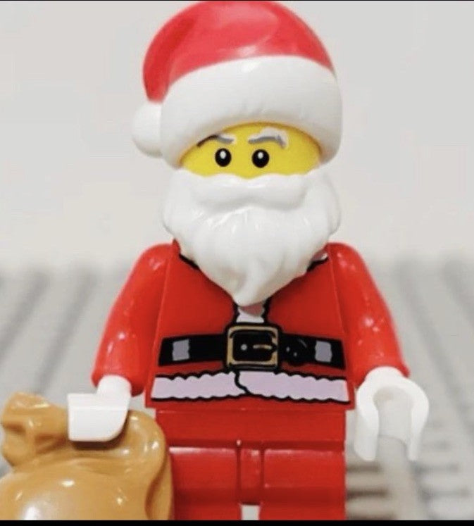 MINI FIGURE CHRISTMAS SANTA CLAUSE SECRET KEYRING KEYCHAIN GIFT STOCKING FILLER