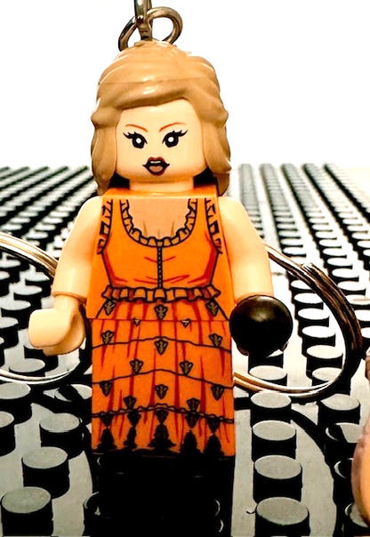 Cute Taylor Inspired 3D Mini Figure Keyring Keychain Eras Gift Music Pop Singer