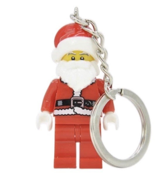 MINI FIGURE CHRISTMAS SANTA CLAUSE SECRET KEYRING KEYCHAIN GIFT STOCKING FILLER