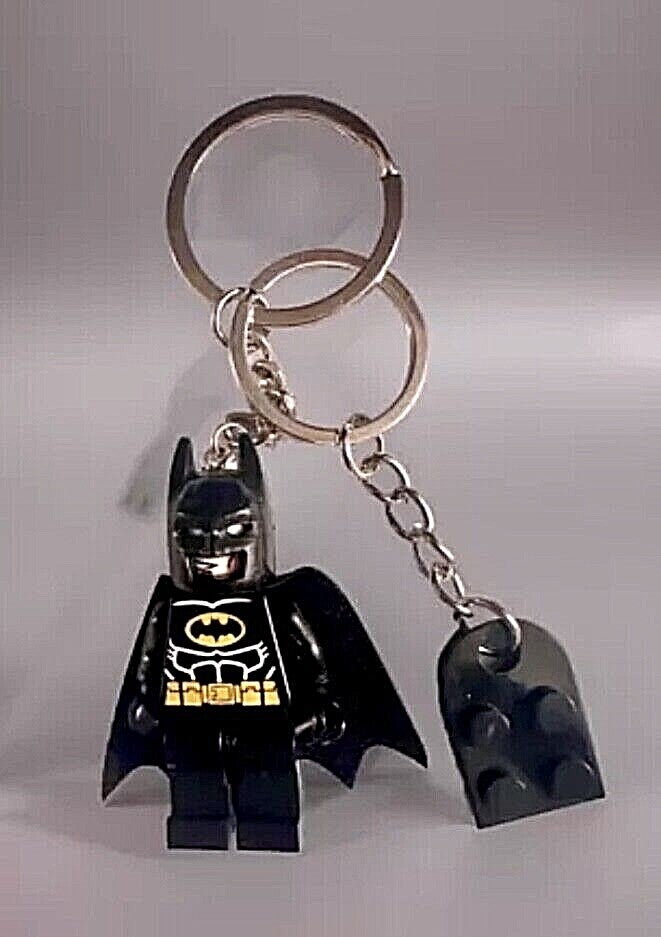 Batman Valentines 2 Couples Keyring Pink Batgirl DC Bag Charm Car Chain Key Gift