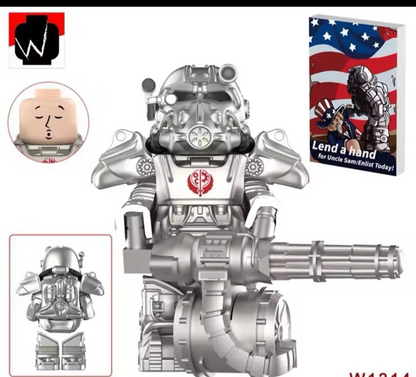 Fallout T60 Car Air Freshener Mini Figure Gaming Clip Vent Scent Gift