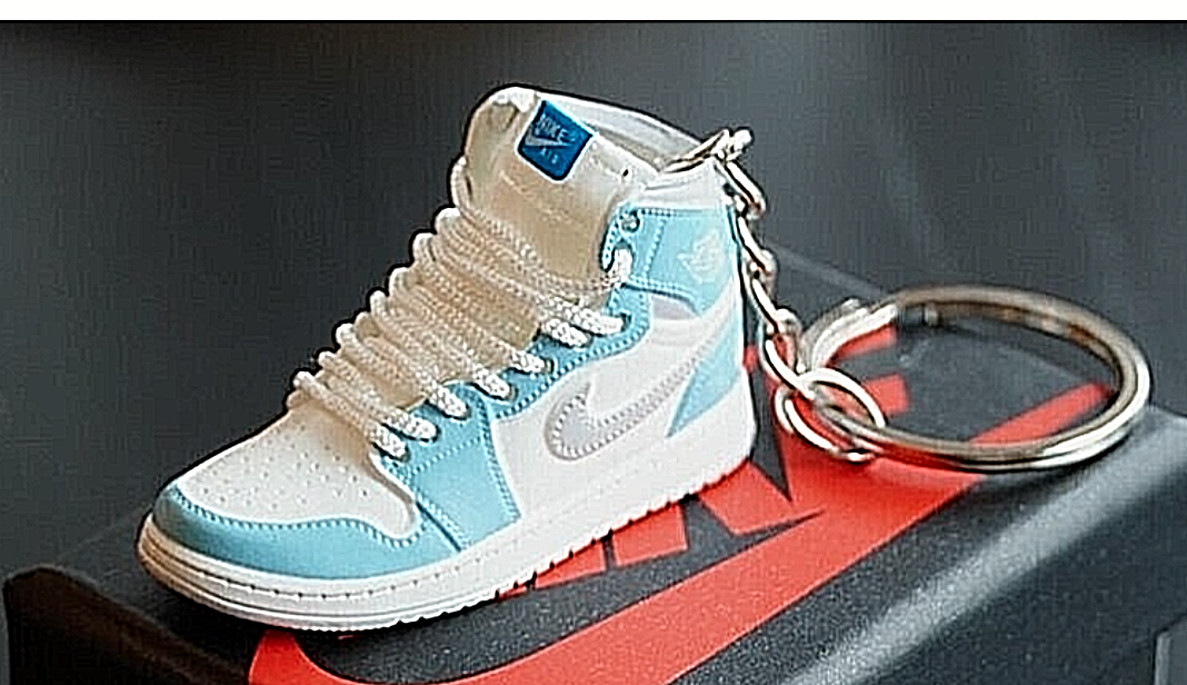 Nike trainer Sneaker keyring 3D Jordan Mini keychain sports shoe Car Key No Box.