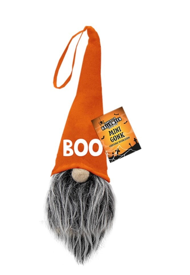 3 Halloween Gonks Hanging Tree Decorations Autumn Plush Cute Small Gnome