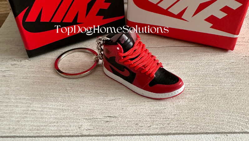 Nike trainer Sneaker keyring 3D Jordan Mini keychain sports shoe Car Key No Box.