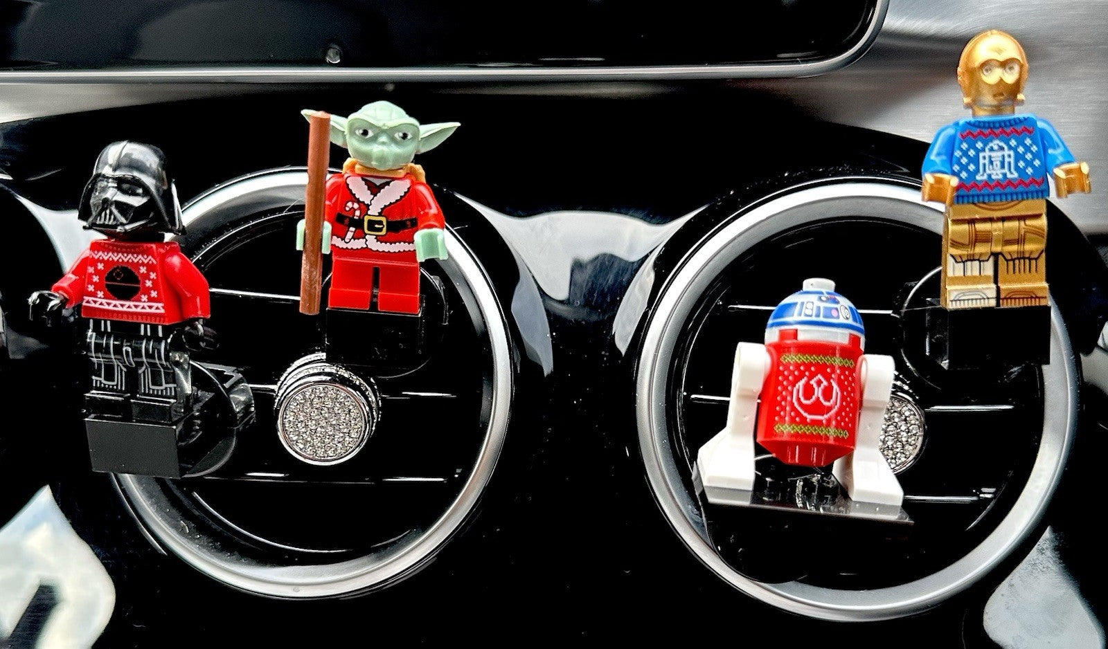 Christmas Star Wars Darth Car Air Freshener Mini Figure Car Clip Vent Scent Gift